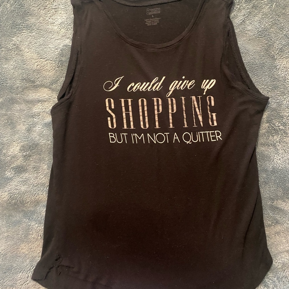 Women’s/teen black tank top